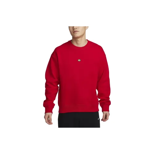 Nike Red Men's Hoodies Найк Красный Мужские Толстовки