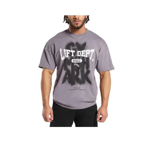 GYMSHARK T-Shirt Мужской Пыльно-фиолетовый