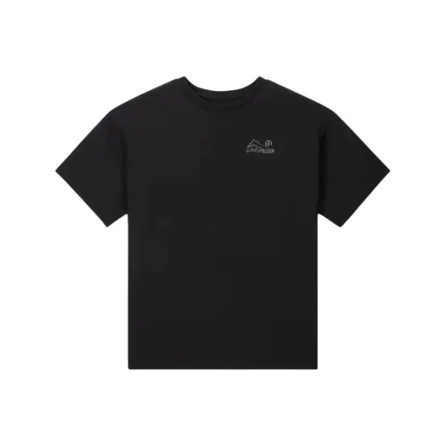 Конверс Горы T-Shirt Унисекс Черный