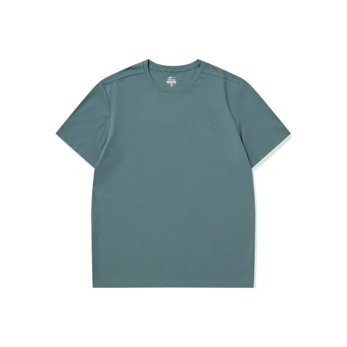 Erke Cooling Sensation Collection Sports Lifestyle Collection T-Shirt Мужской Камень YU Синий