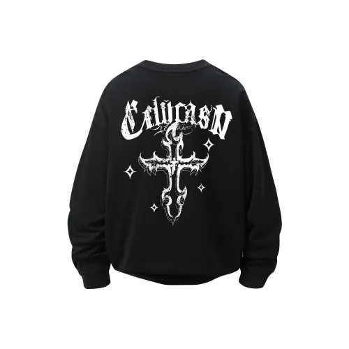 CELUCASN Свитшот с круглым вырезом Унисекс