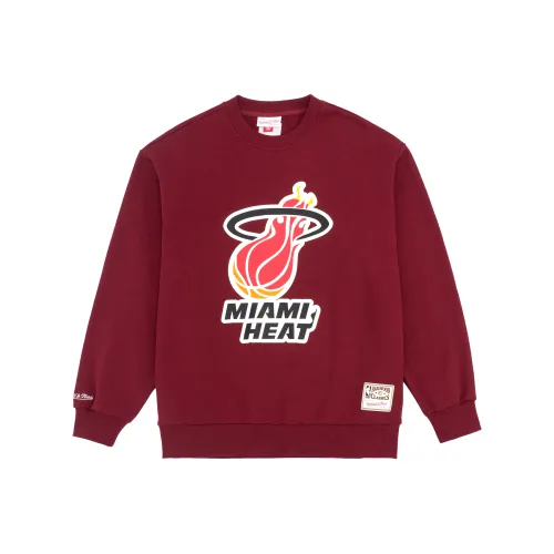MITCHELL NESS FW23 Свитшот Унисекс Красный