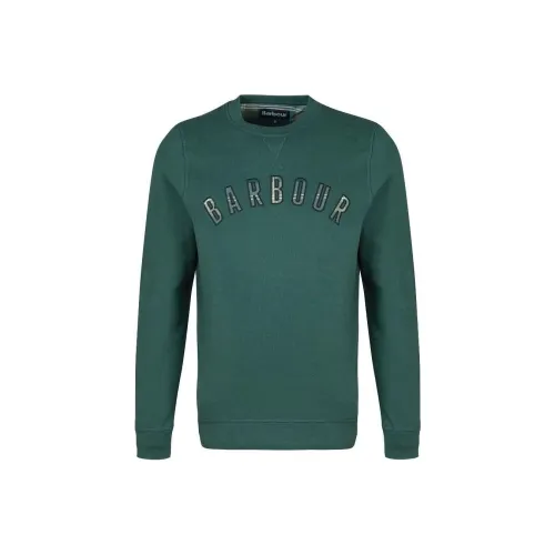 BARBOUR Зеленый Мужской Свитшот