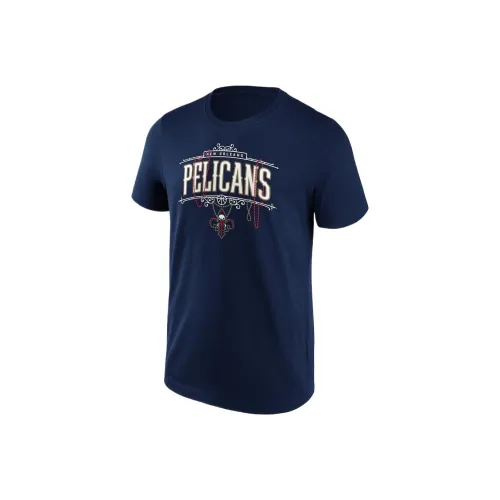 NBA Fanatics New Orleans Pelicans Футболка Мужская Темно-синяя