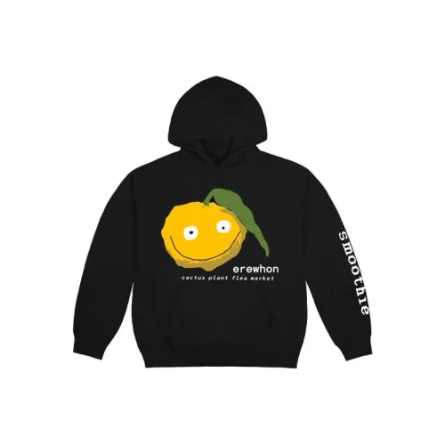 Cactus Plant Flea Market CPFM Collaboration X Erewhon Co Брендированная SERIES Черный Унисекс Свитшоты