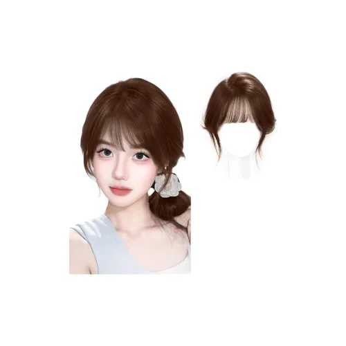 MUYAN Golden Thread Polka Dot Французский Forehead Позиционирование стиля Легкий Дышащий Перука Искусственные Волосы Короткие Прямые Волосы