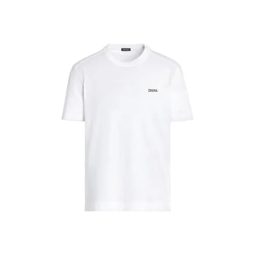 Ermenegildo Zegna Белые Мужские T-рубашки