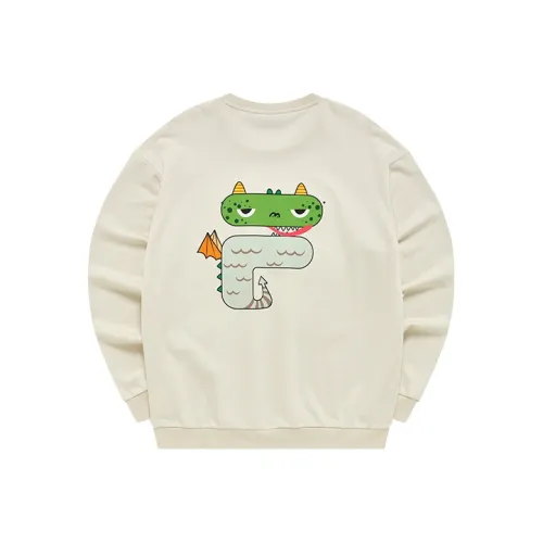 FILA FUSION FOB Series Цвет лактозы Унисекс Свитшоты