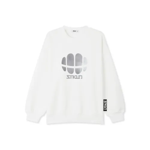SAKUN Белый Унисекс Свитшоты
