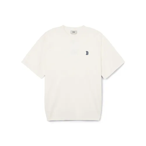 MLB MONOGRAM Series Boston Red Sox T-Shirt Унисекс Кремовый