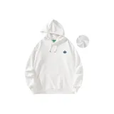 Белая толстовка с флисовой подкладкой