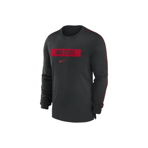 nike Dri Fit COLLEGE Ohio State Buckeyes Sideline Игрок T-рубашка Мужская Черная