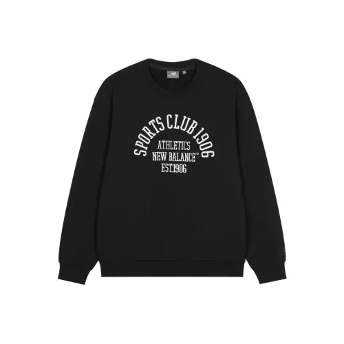 New Balance Толстовка Унисекс Черный