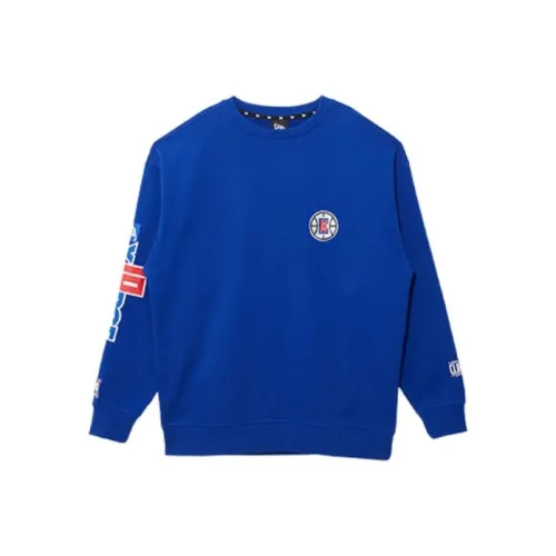 New Era x XLARGE совместная модель толстовки унисекс синего цвета