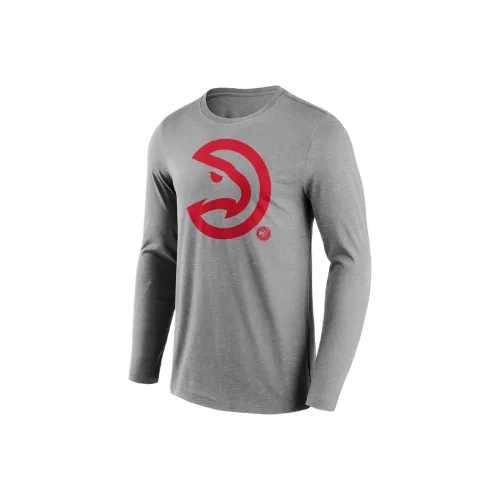 NBA Atlanta Hawks Fanatics Т-рубашка Мужская Серого цвета