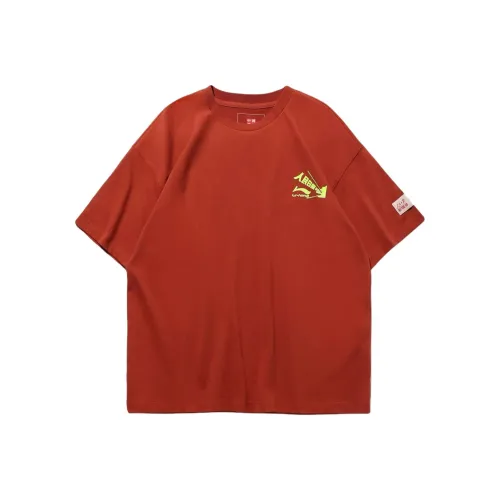 LiNing Красный Мужская Футболка
