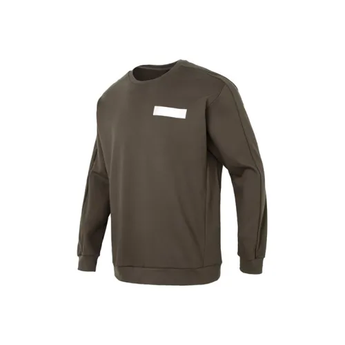 Adidas Оливково-зеленый Мужской Свитшот