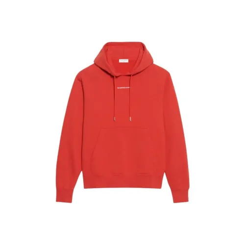 Sandro Red Men's Sweatshirts Сандро Красный Мужские Толстовки