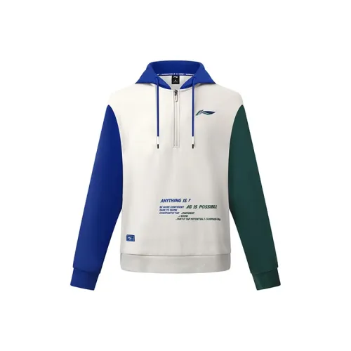 LiNing Badminton Series Толстовка Мужской Ледниковый Серый