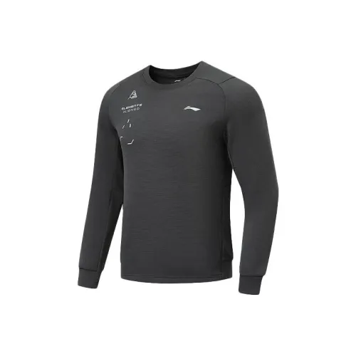 LINING Fitness Series Смешанный Черный Мужские Толстовки
