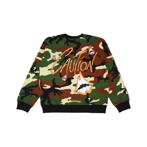 Chrome Hearts Зеленый Унисекс Свитшоты