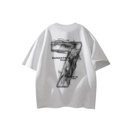 SUNSETMONENT Короткий рукав T-рубашки унисекс