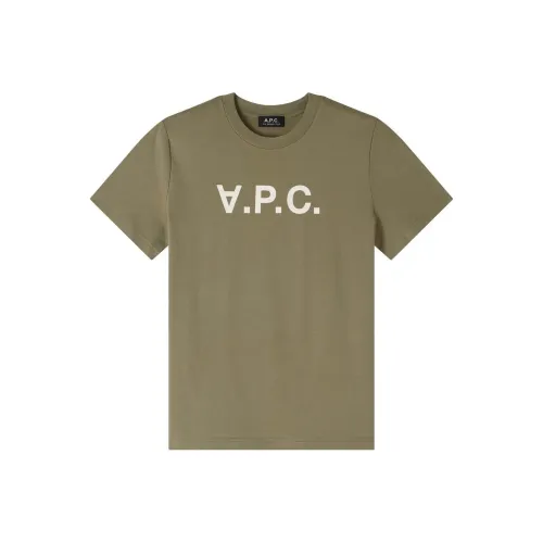 A.P.C FW24 T-Shirt Унисекс Армейский зеленый
