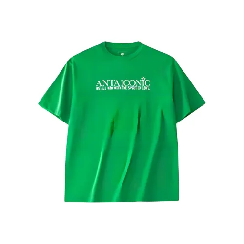 Anta NOAH совместный бренд Зеленый Мужской T-рубашки