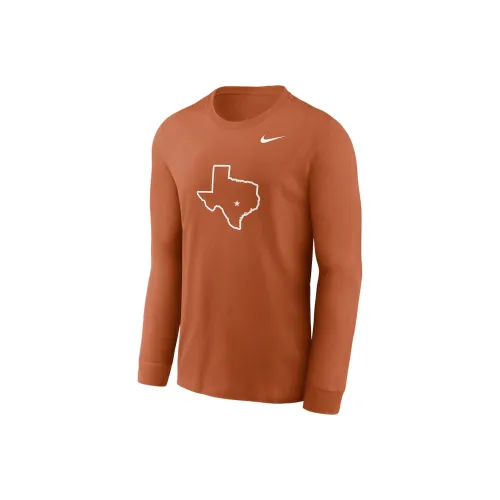 Nike College Texas Longhorns Альтернативный Логотип Футболка Мужская Оранжевая