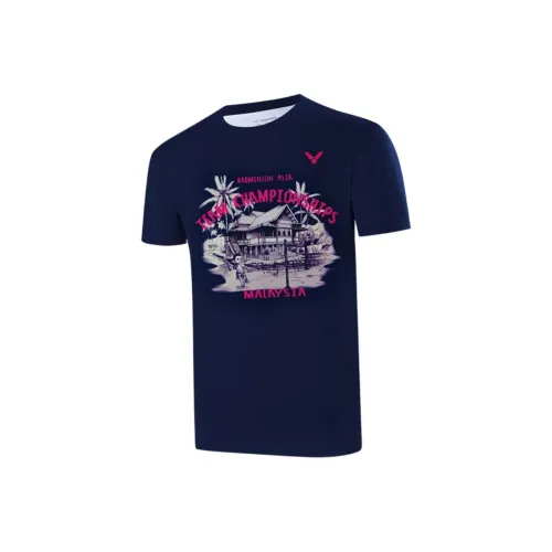 Victor T Рубашка Унисекс Темно-Королевский Синий