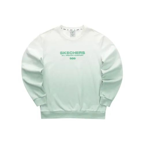 Skechers Светло-зеленый Градиентный/03K2 Унисекс Свитшоты