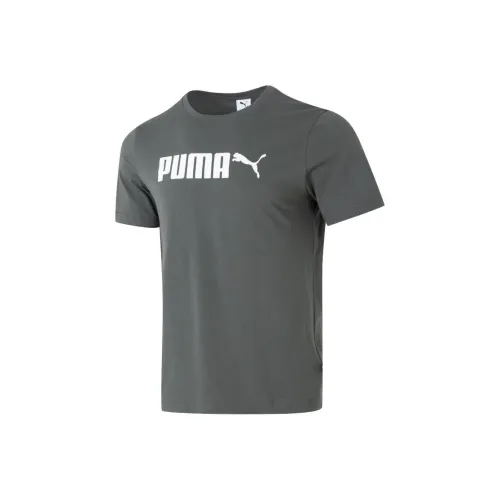 PUMA ESS SS25 T Рубашка Мужская Серого цвета