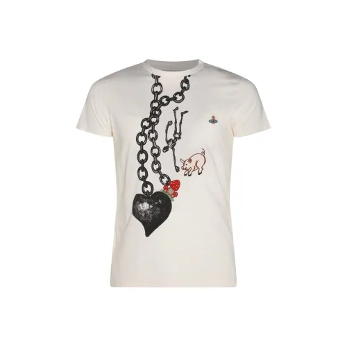 Vivienne Westwood Белая Мужская T-Рубашка