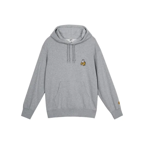 UNIQLO Серый Унисекс Свитшоты