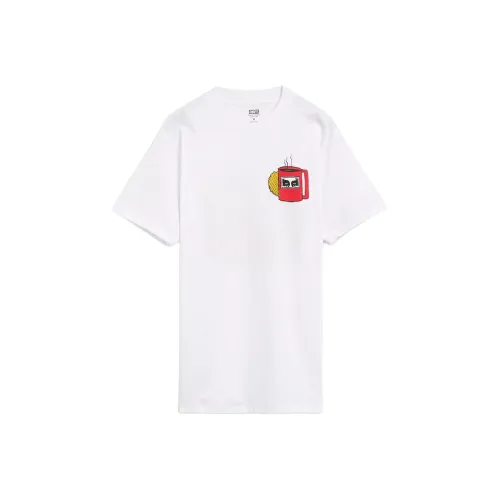 OBEY Белая Мужская Футболка