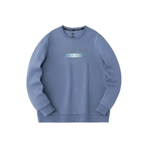 ANTA Variety Тренировки Коллекция Толстовка Мужской Солнечный горный синий