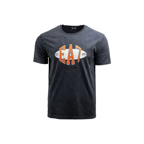 EMPORIO ARMANI EA7 SS24 T Рубашка Мужская Черная