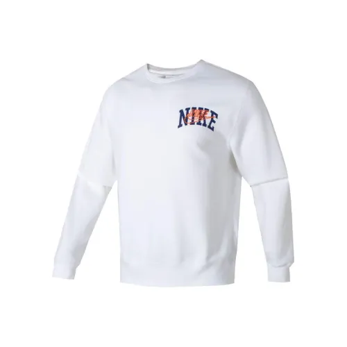 Nike Белый Мужской Свитшот