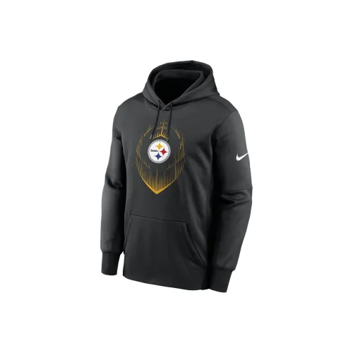 Nike Therma Pittsburgh Steelers Icon Толстовка Мужская Черная