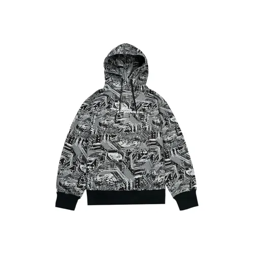 OUTDOOR PRODUCTS Черный с принтом "Повсюду" Мужские Свитшоты