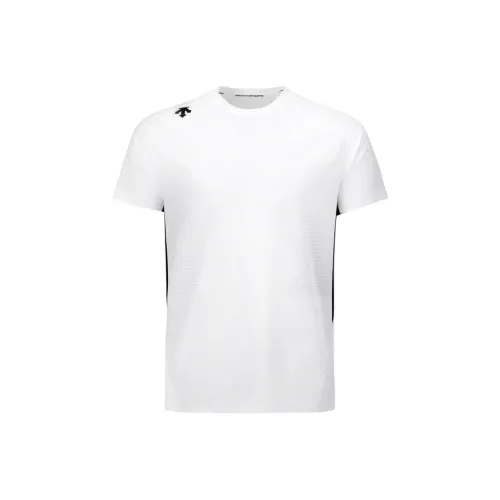 DESCENTE Тренировки Короткий рукав Трикотажная рубашка Мужская