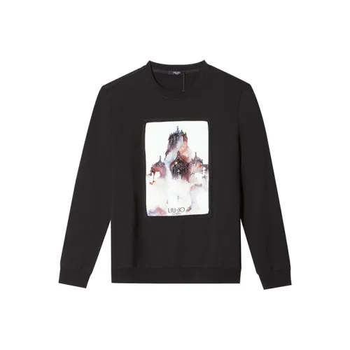 LIU·JO UOMO Мужские черные свитшоты
