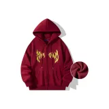 Бордовый (утолщенный и с флисовой подкладкой)