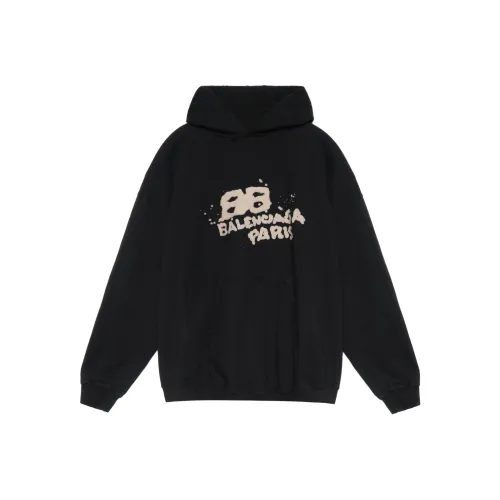 Balenciaga HAND DRAWN Черные Мужские Толстовки