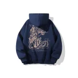 Королевский синий с капюшоном