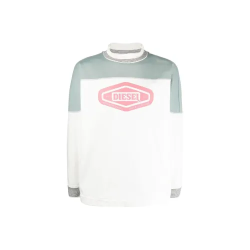 DIESEL Белый Мужской Свитшот