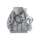 Светло-серый с флисовой подкладкой