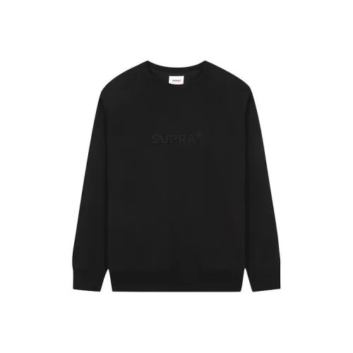 SUPRA Черный Унисекс Свитшоты