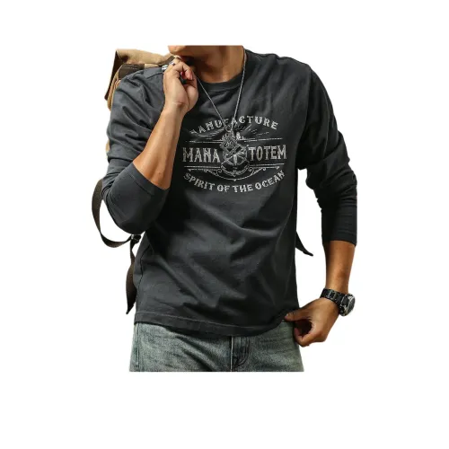 Seasonal Words T Рубашка Мужская Железо Серый