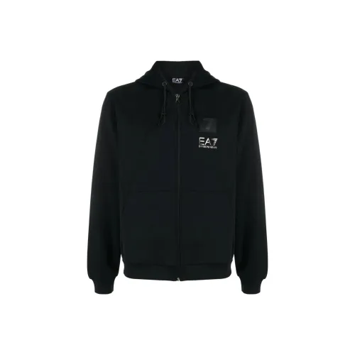 EMPORIO ARMANI EA7 Черные Мужские Свитшоты